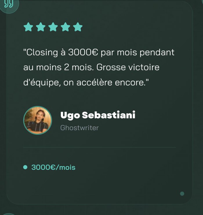 Témoignage client